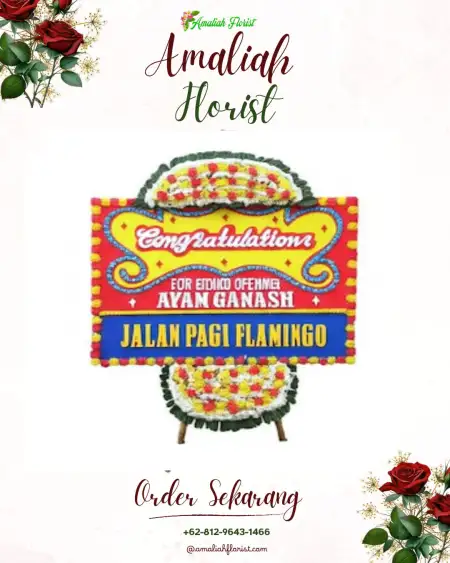 Sewa Papan Bunga Tekung